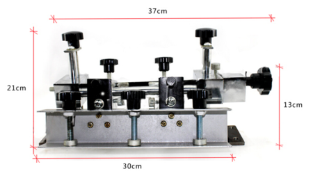 MK103 1 color 3 station micro-adjustable screen printing machine