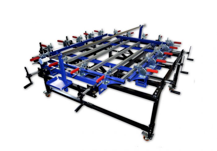 MK-0912-24N Clamp Type Manual Screen Stretcher | Screen Printing Machine Manufacturer