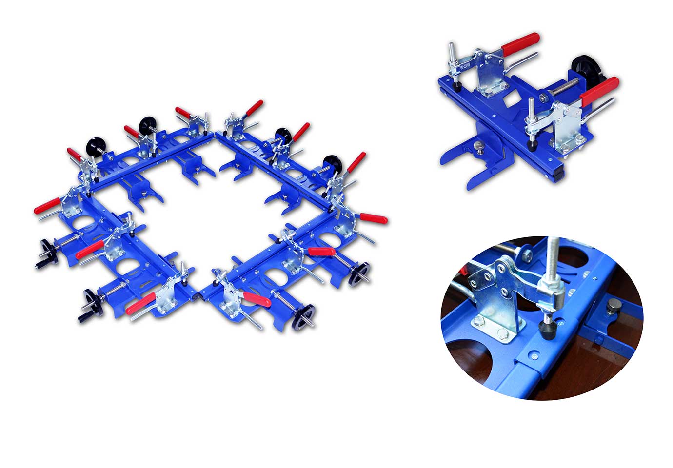 MK70-80-90-100 Any Combined of Manual Screen Stretcher | Screen Printing Machine Manufacturer