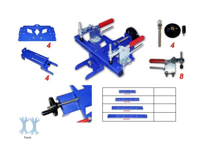 MK70-80-90-100 Any Combined of Manual Screen Stretcher | Screen Printing Machine Manufacturer