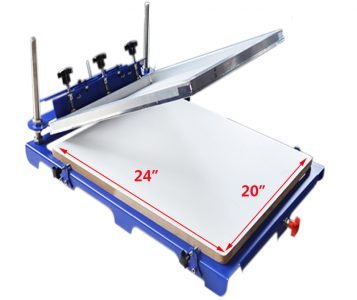 1 Color 1 Station Screen Printing Press with 20″x 24″ Pallet